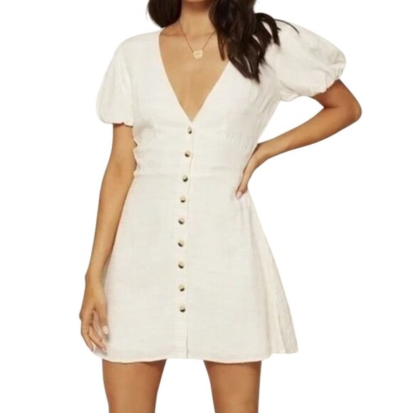 L Space Sabrina Off White Button Down Dress Size XS - Picture 1 of 8